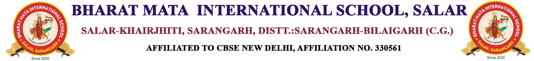  Bharat Mata International School, Salar | Bharat Mata School  Logo